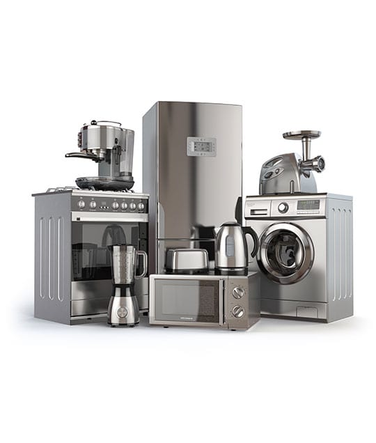 Appliances prepared for home delivery